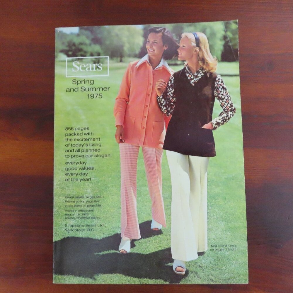 Sears Department Store Spring/Summer 1975 Catalog